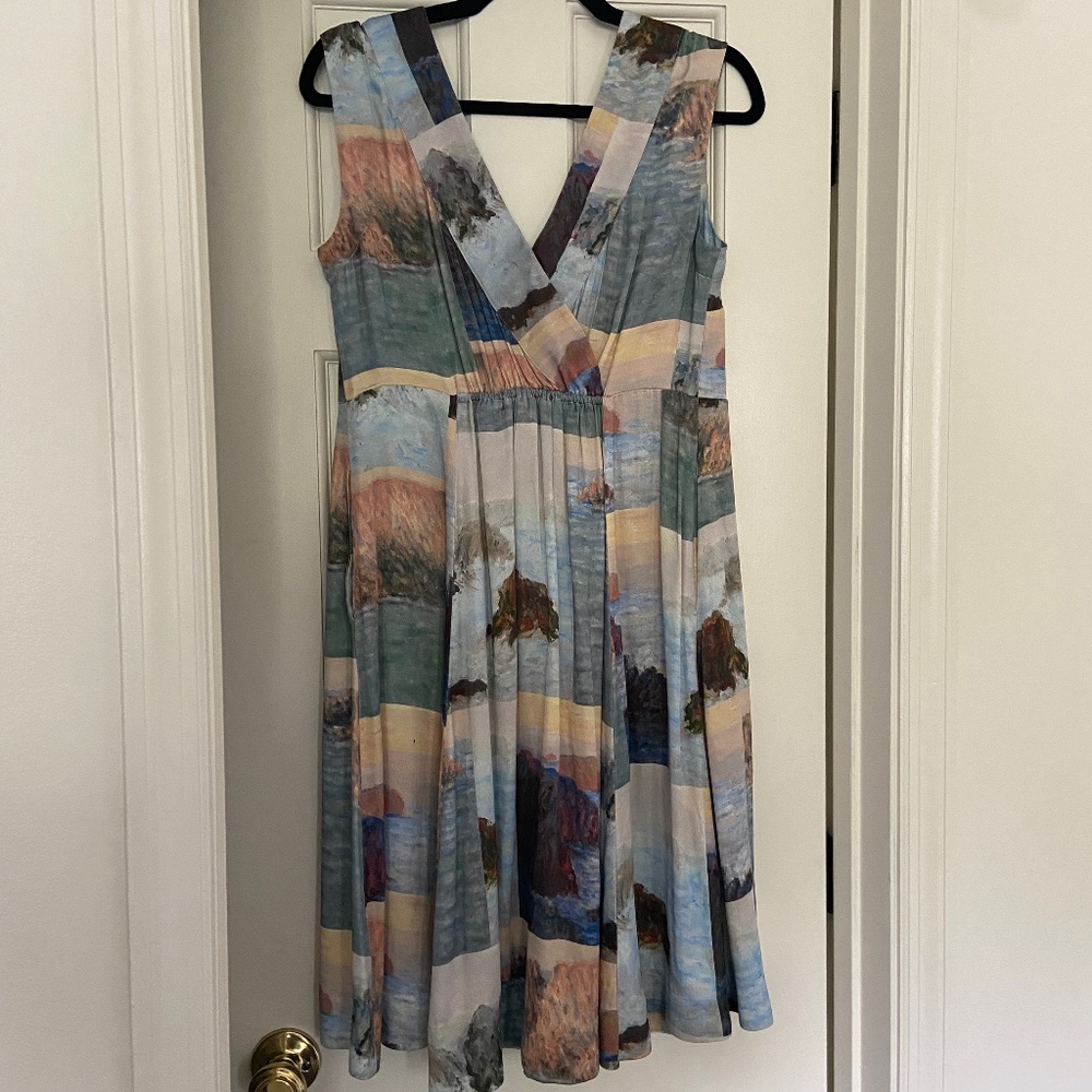 Anthropologie Silk Mini Dress